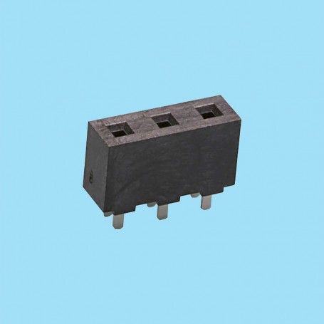 5070 / Conector recto hembra simple fila SMD - Paso 5,08 mm