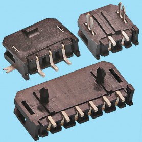 5769 | Micro Angled male power connector SMD - Pitch 3,00 mm