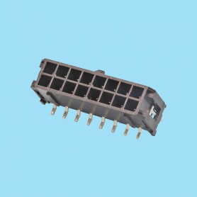 5756 | Micro Stright male power connector SMD - Pitch 3,00 mm