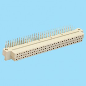 2318 / DIN 41612 connector - Angled female PCB (Type R)