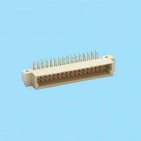 2227 / DIN 41612 connector - Angled male PCB (Type B/2)
