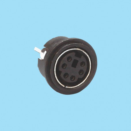 7011 / Conector hembra recto - MINI DIN