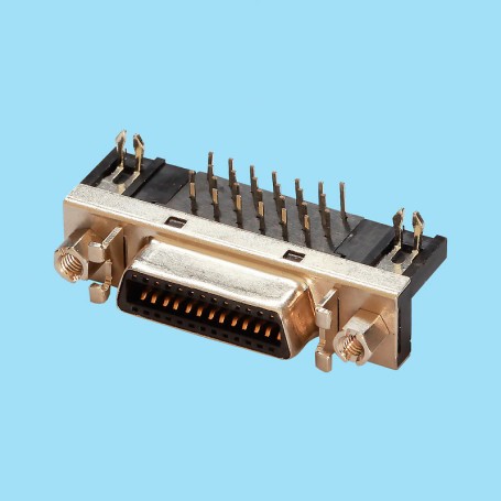 8152 / Conector hembra acodado PCB - MICROCENTRONIC