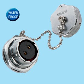 WY-ZMQ / Front-nut mount receptacle IP67