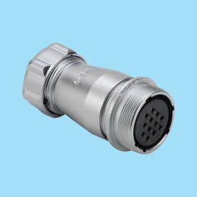 WS-ZP / In-line receptacle for metal-hose