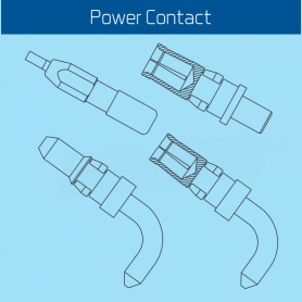 CHPT Series / High Power Contact for Combination D-Sub