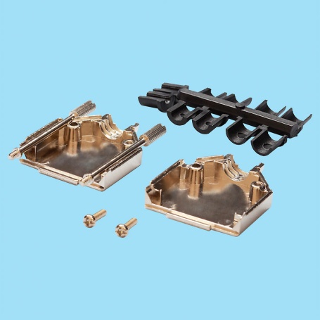 8027 / Tapa para conector SUB-D metálica