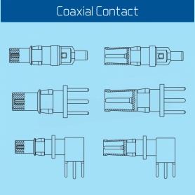 CXLT Series / Coaxial Contact for Combination D-Sub