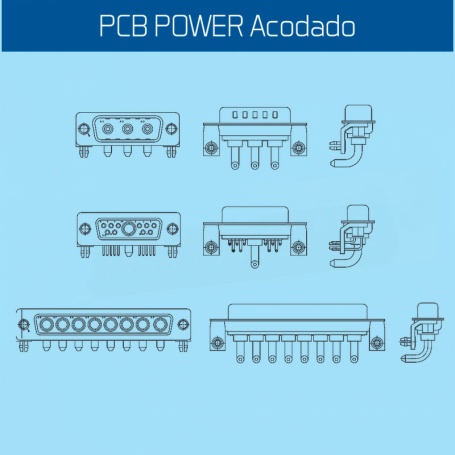 PCB POWER Series / PCB POWER angled 20A (Sub-D Combo)