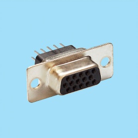 8083 / Female connector SUB-D High Density stright