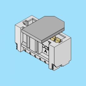 1027 / Stright connector polarized SMD - Pitch 1,00 mm