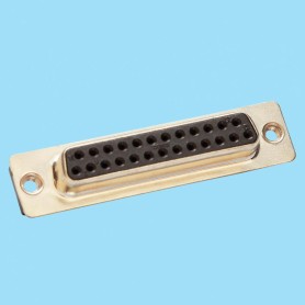 8131 / Female connector SUB-D stright PCB