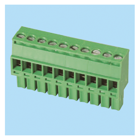 BCEC381RL / Plug for pluggable terminal block screw - 3.81 mm.