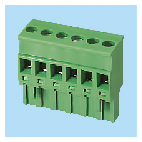 BC2ESDP / Plug for pluggable terminal block screw - 5.08 mm. 