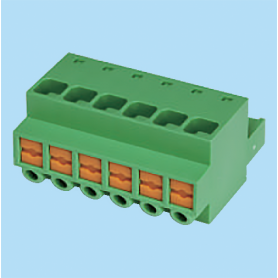 BC2ESR / Plug for pluggable terminal block spring - 5.08 mm. 
