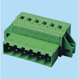 BCSC508EHM / Plug for pluggable terminal block spring - 5.08 mm. 