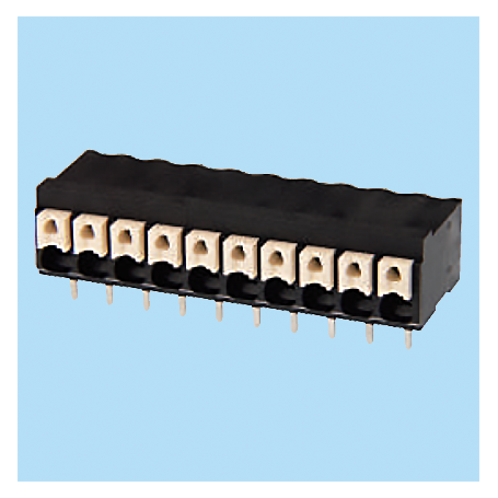 BC013851-XX-L / Screwless PCB terminal block Cage Clamp - 3.50 mm. 