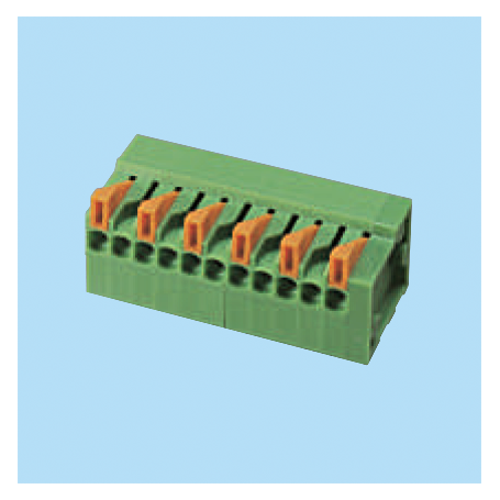 BC141R-XX-P5 / Screwless PCB terminal block - 5.08 mm. 