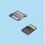 5518 / Micro SD card socket hinge type