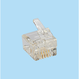 6867 / Telephone modular plugs FCC-68 - 6 circuits modular plugs