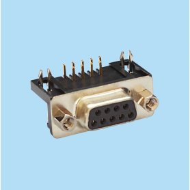 8015 / Female connector SUB-D angled 10.3 mm